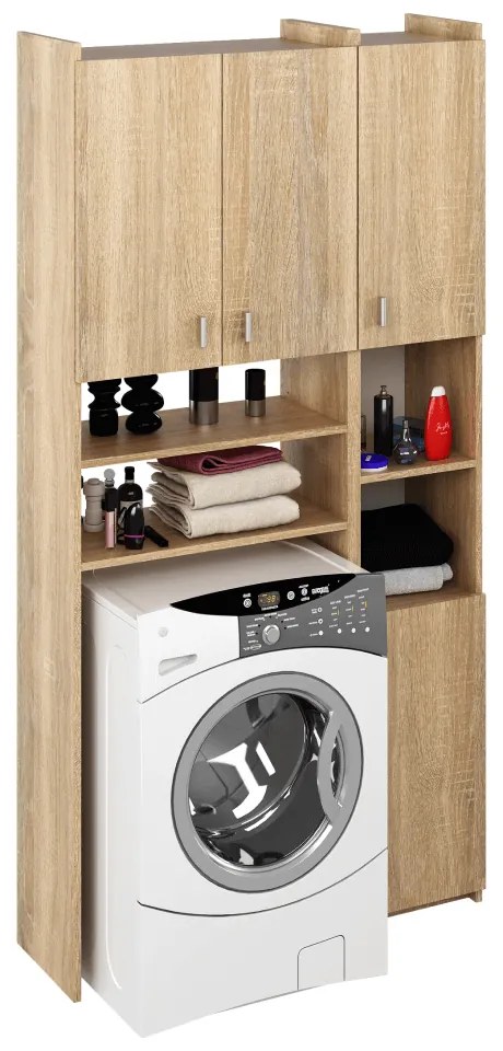 Skrinka nad práčku MIRALI, dub sonoma