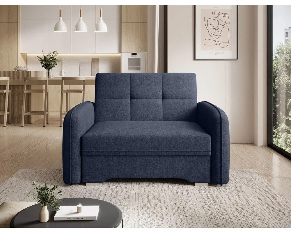 Tmavomodré kreslo Laine – ELTAP