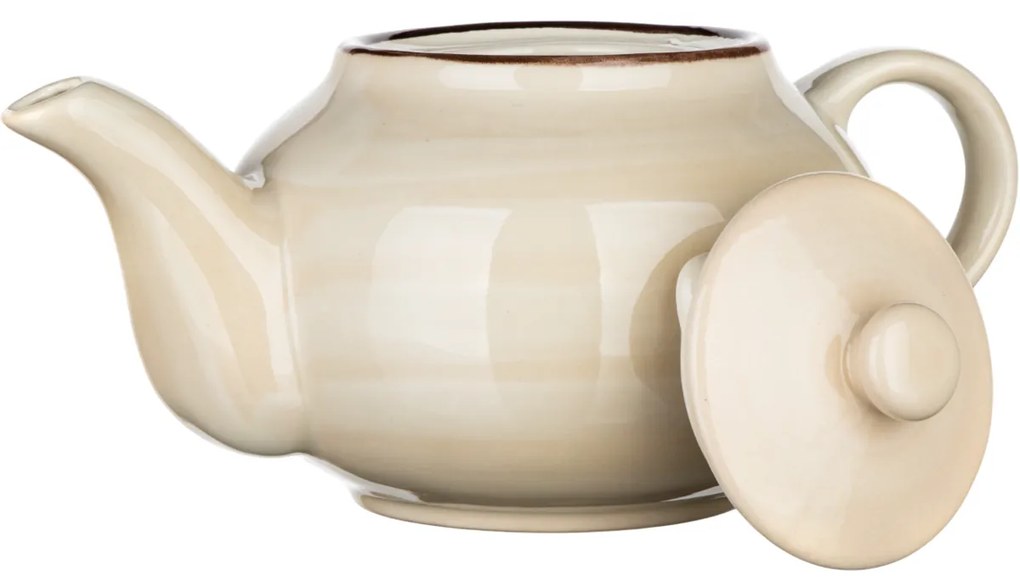 Banquet Keramická kanvica PALAS, 1 l, krémová