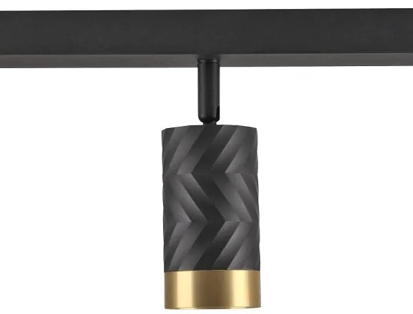 Bodové svietidlo ARRAS 3xGU10/10W/230V čierna