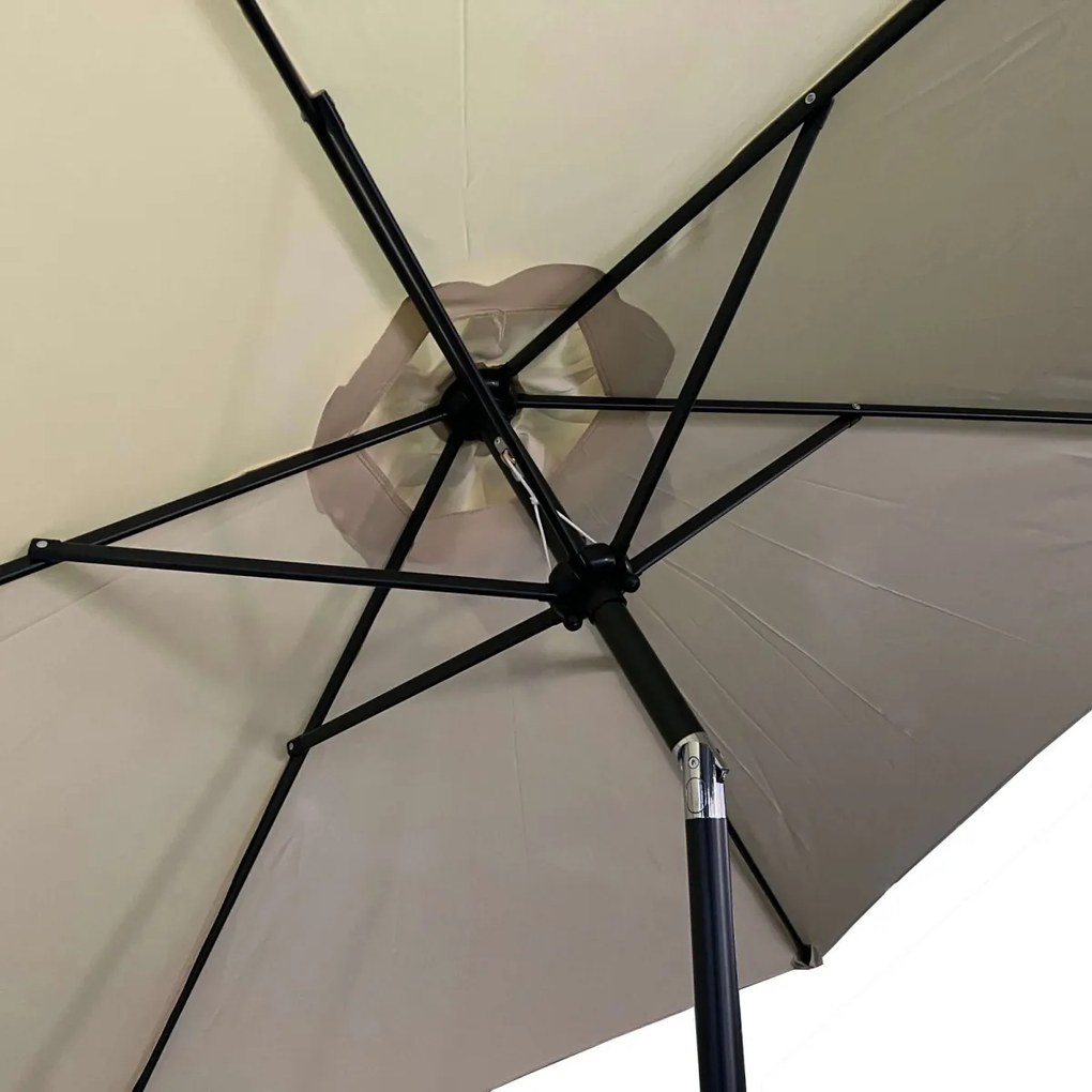 Záhradný slnečník ORIENT 270 cm béžový