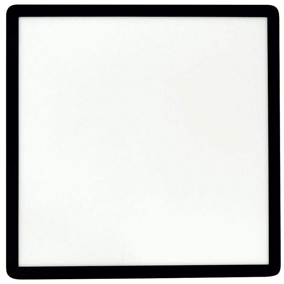 LED Stropné svietidlo LED/24W/230V 3000/4000/6500K 30x30 cm čierna