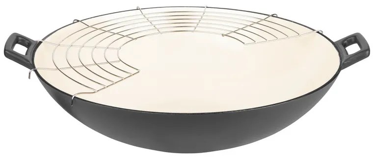 GSW Liatinový wok, Ø 36 cm (čierna)  (100354115)