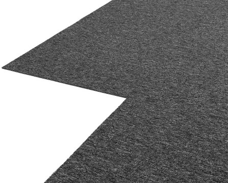 Koberce Breno Kobercový štvorec MUSTANG 77, velikost balení 5 m<sup>2</sup>  (20ks), čierna