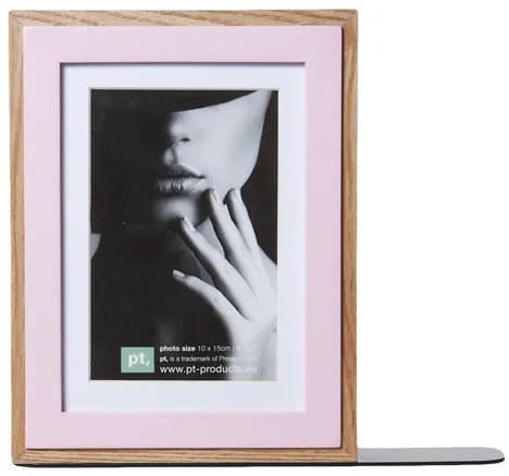 Knižná zarážka Present Time, fotorámik, Pink