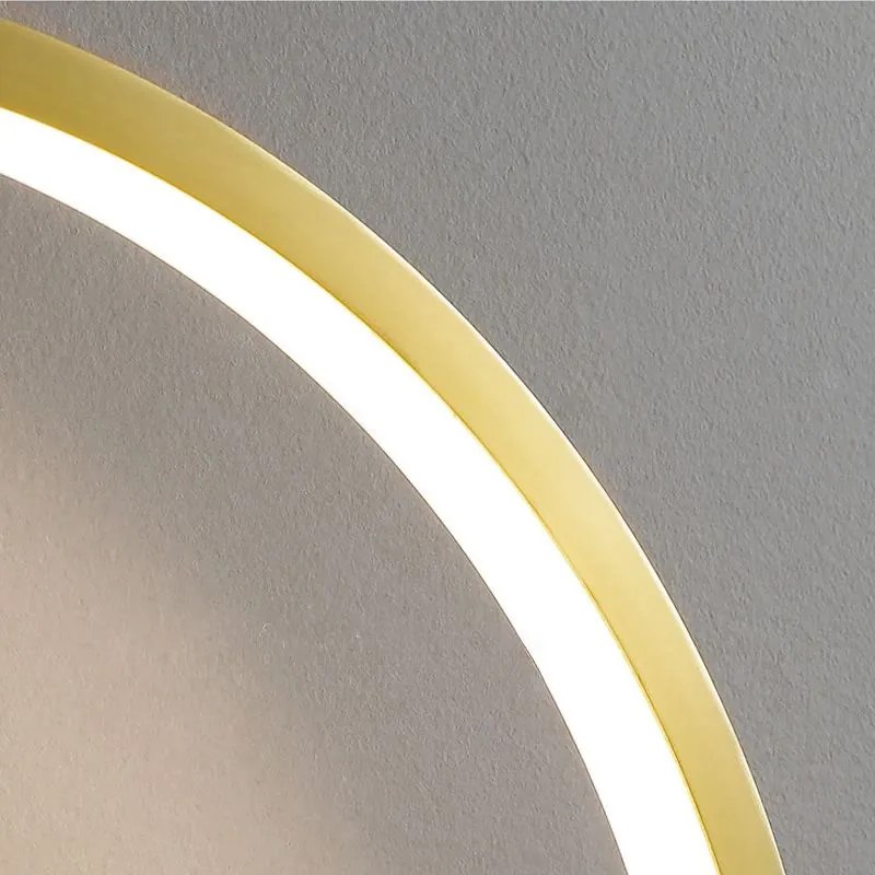 Toolight Toolight, LED nástenné svietidlo 40cm 17W APP1387-CW, zlatá lesklá, OSW-00911