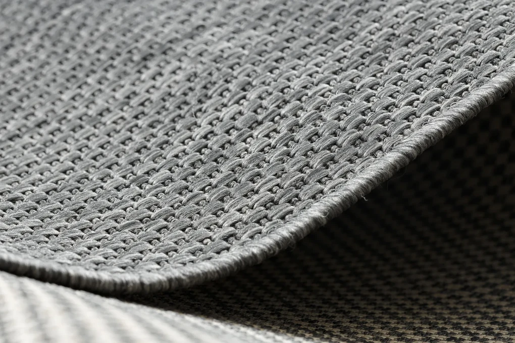 Koberec SISAL FLAT 48663/920 antracit HLADKÝ