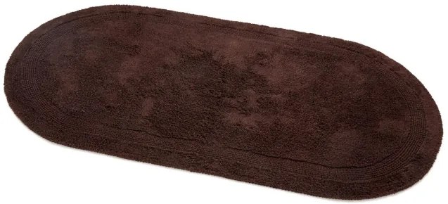 Kúpelňový koberček Keno Elips hnedý B09