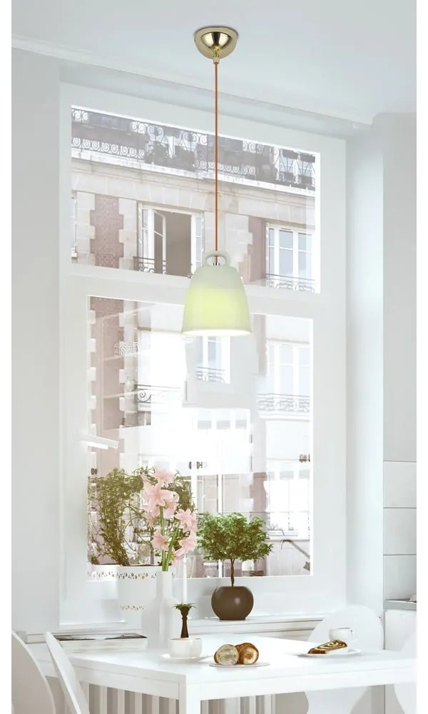 Zelený detský luster s keramickým tienidlom Sewilla – Candellux Lighting