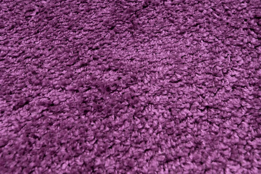 Dizajnový koberec PURPLE - SHAGGY ROZMERY: 180x180