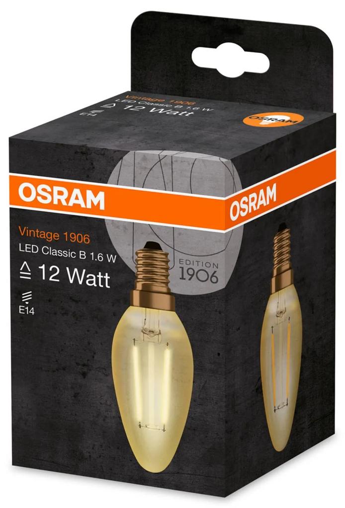 OSRAM LED E14 1,5W Vintage Filament 825 zlatá