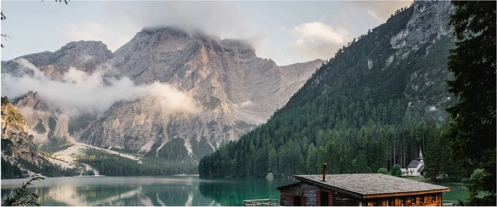 Obraz - Lake Prags (120x50 cm)