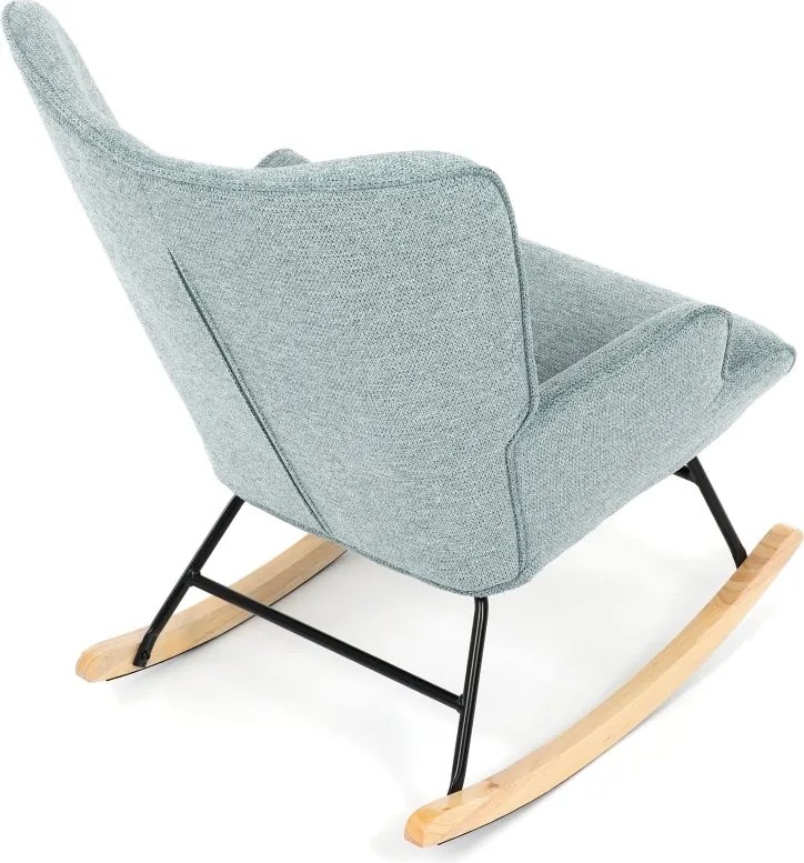 Hojdacie kreslo FABIAN — látka, modrá