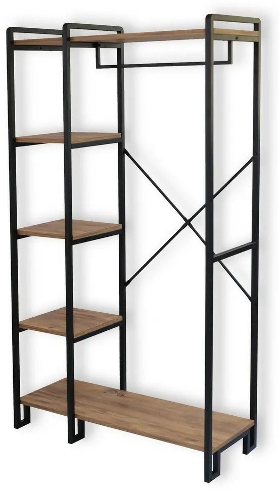 Stojan na šaty Rex Atlantic Pine and Black