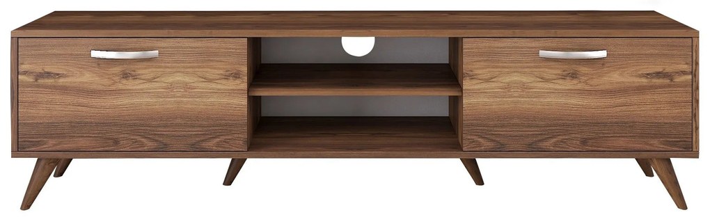 TV stolík/skrinka Macky (Orech). Akcia -18%. Vlastná spoľahlivá doprava až k Vám domov. 1072057