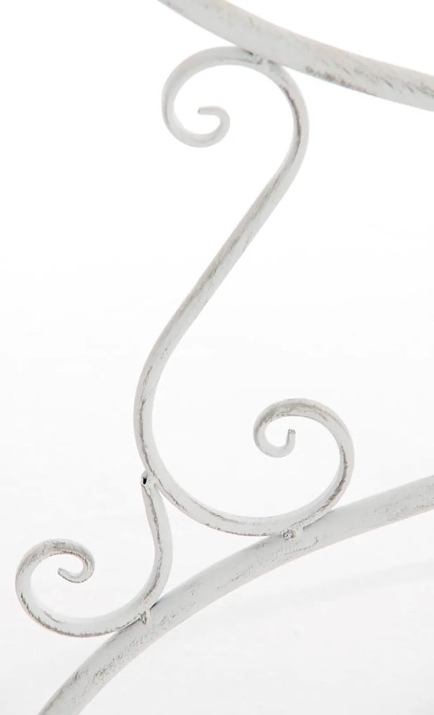 Kovový stôl GS13436802 - Biela antik