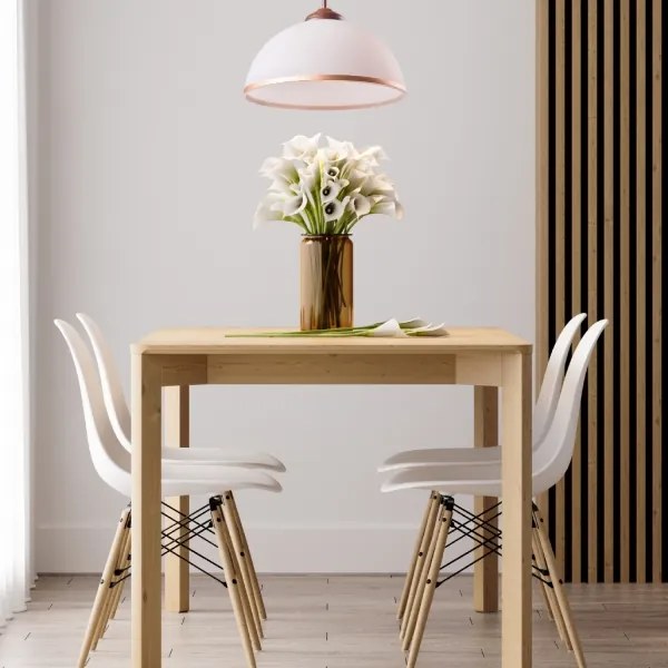 Brilagi - LED Luster na tyči ANTICO 1xE27/60W/230V bronz patina