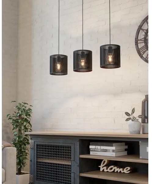 Eglo 43796 - Luster na lanku MANBY 3xE27/40W/230V