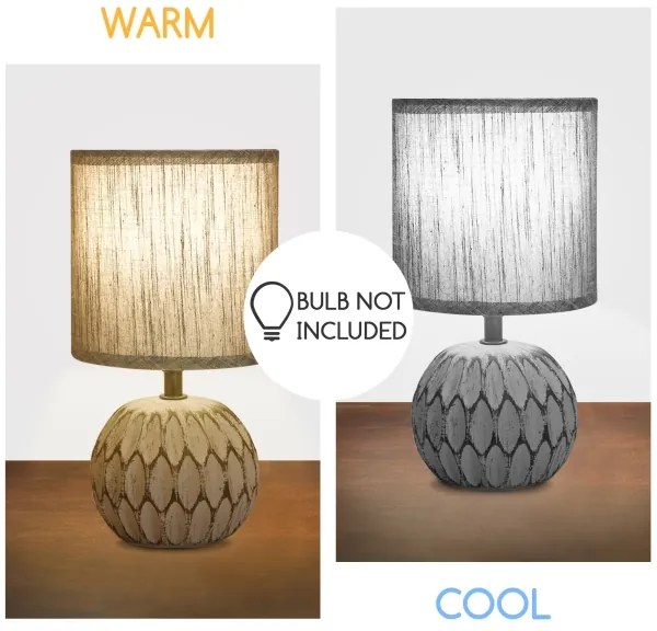 Aigostar - Stolná lampa 1xE14/40W/230V šedá