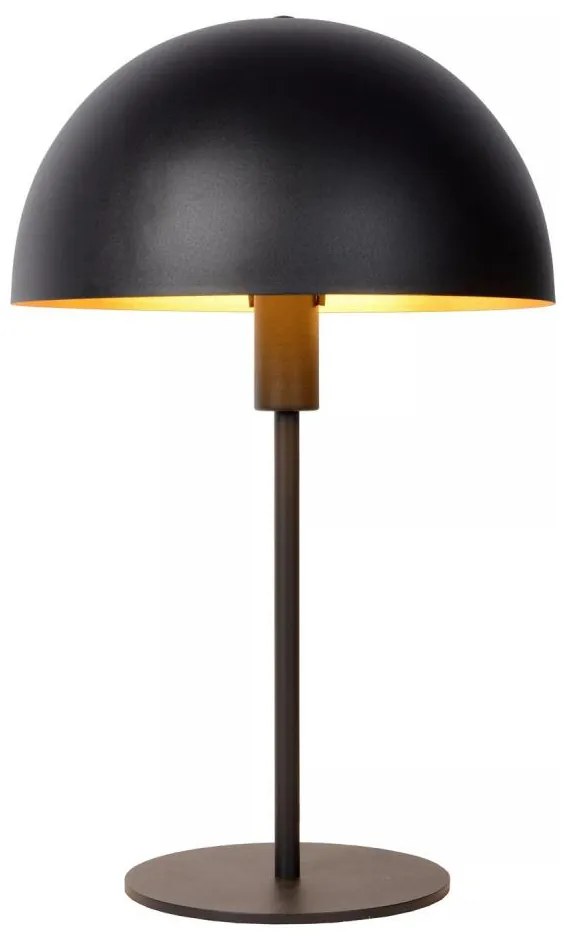 Lucide 45596/01/30 - Stolná lampa SIEMON 1xE14/25W/230V čierna