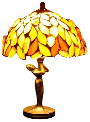 Lampa Tiffany jantarová 33*20Ø AMBER