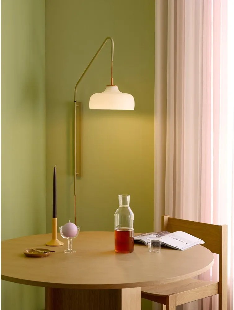 Biele/béžové nástenné svietidlo do zásuvky ø 29 cm Current – Hübsch