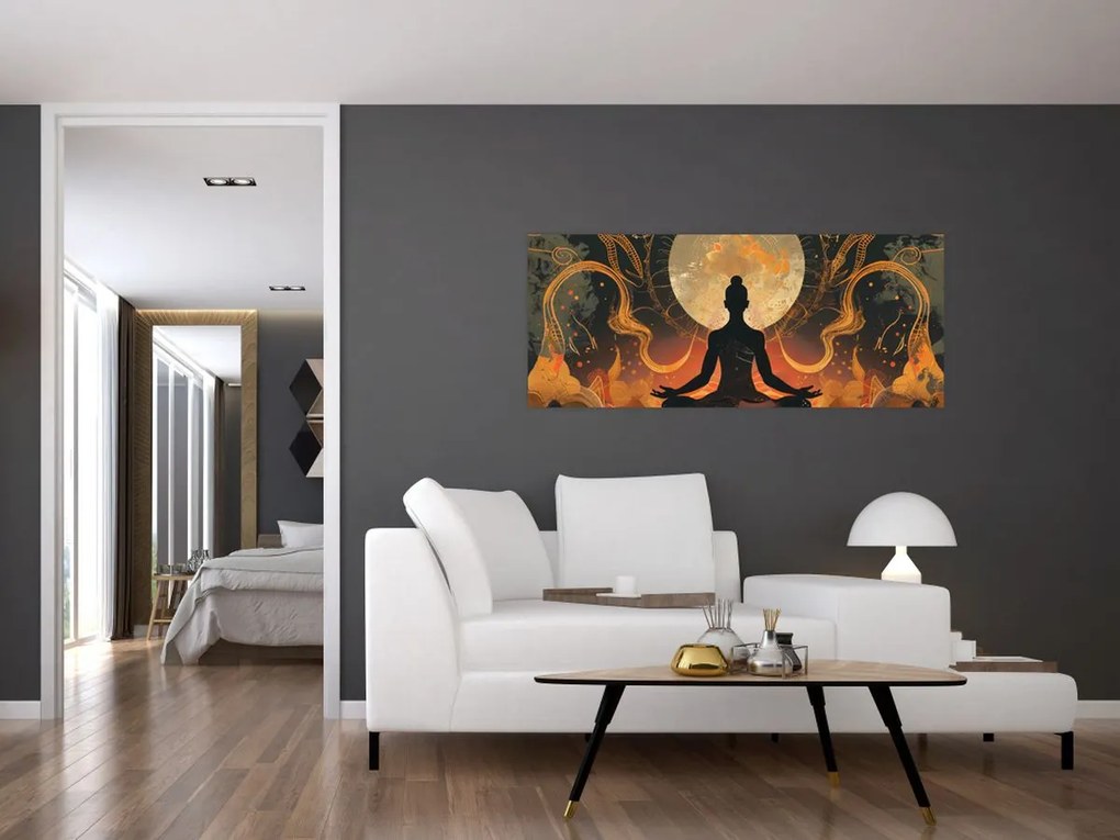 Obraz - Meditácia (120x50 cm)