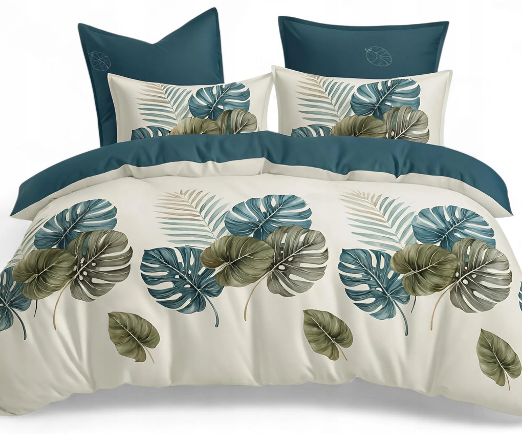 Obliečky Emerald Tropic 140x200/70x80 cm – Tropické Zelené