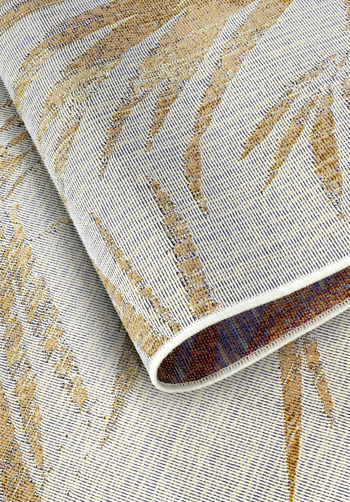 Villeroy & Boch, Kusový koberec Villeroy & Boch 106062 Cream, Gold – na von aj na doma, 160x235, žltá, chodba / predsieň