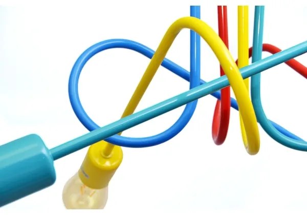 LED Detský prisadený luster OXFORD 4xE27/10W/230V