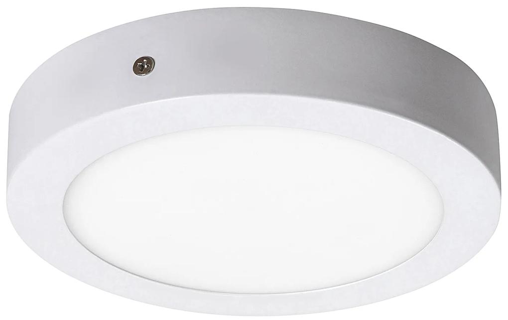 RABALUX Prisadený LED panel LOIS, 12W, denná biela, 17cm, okrúhly, biely