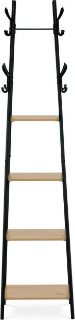 Stojanový vešiak kovový hnedý GD-170 OAK