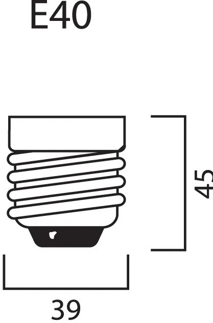 Diolamp SMD LED žiarovka High Performance MA120 57W/230V/E40/4000K/6300Lm/360°