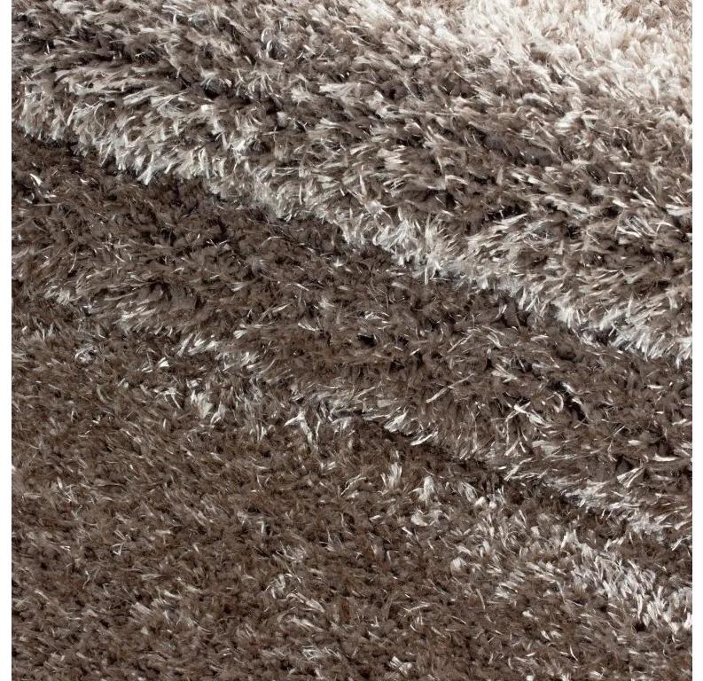 Ayyildiz Kusový koberec BRILLIANT 4200, Okrúhly, Taupe Rozmer koberca: 160 cm KRUH