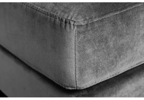 Taburetka 43132 Cozy Zamat Šedá  - Komfort-nábytok