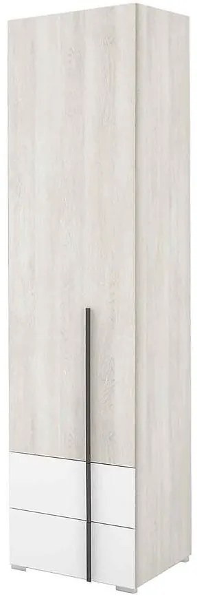 Regál Remo RM4 dub wilton/biela/antracit