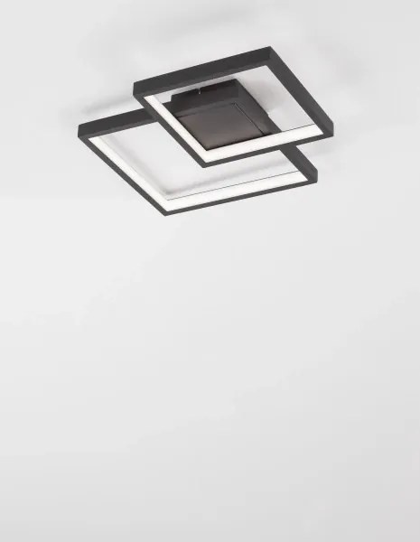 LED stropné svietidlo Porto 32 čierne