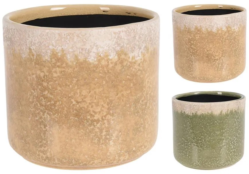 Kamenný kvetináč 2ass farb