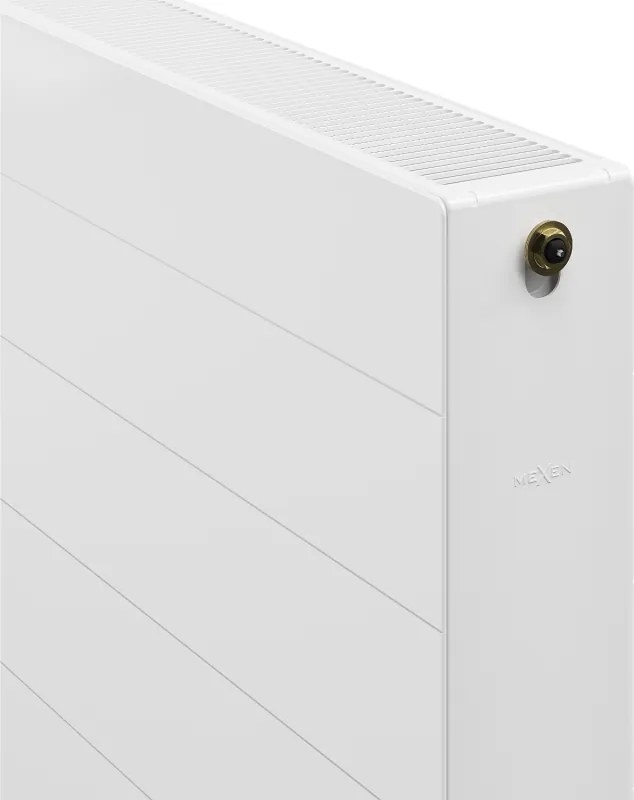 Mexen, Panelový radiátor Mexen Line CVL22 600 x 1300 mm, spodné pripojenie, 2057 W, biely - W622L-060-130-00