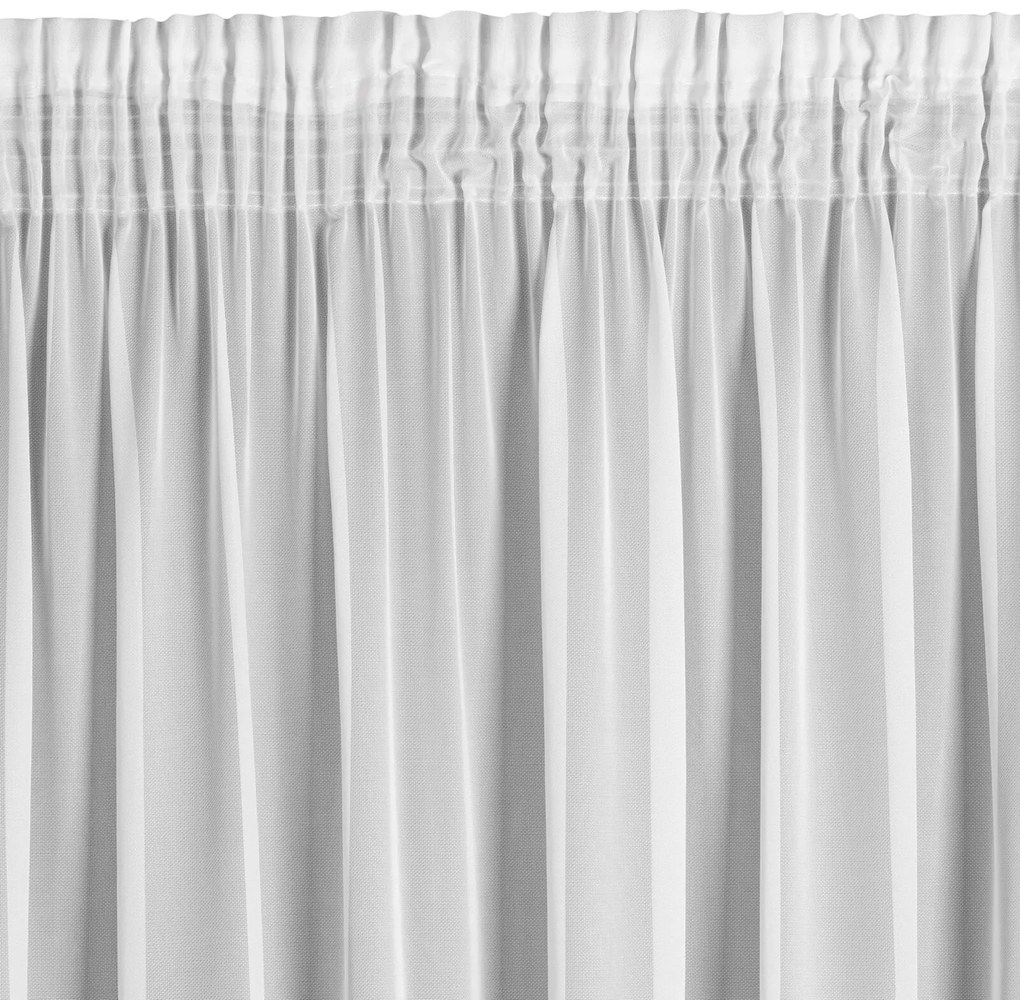 ZÁCLONA NA PÁSKE TINA 140X270 CM BIELA