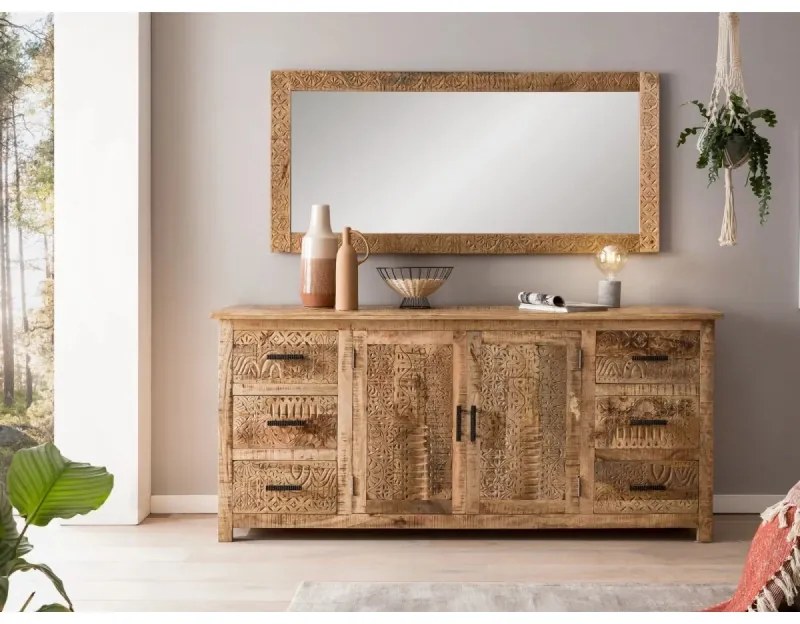 furniture-nabytek.cz - Příborník Mumbai 180x80 Mango