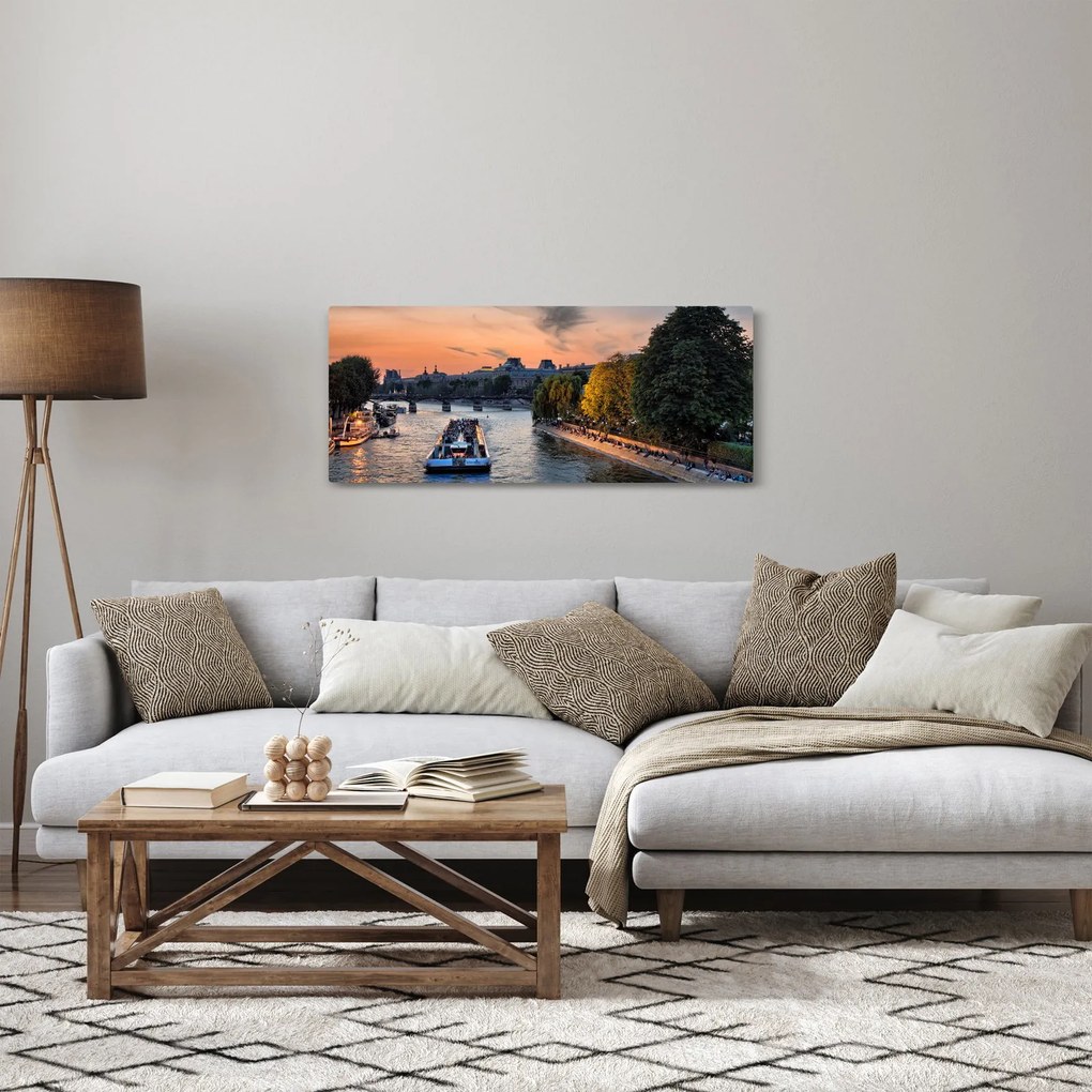 Obraz - loď na vyhliadkovej plavbe (120x50 cm)