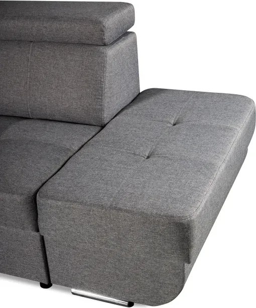 Sedacia súprava Logan, ľavá, sivá (malmo 96)