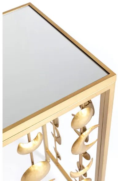Moons konzolový stolík zlatý 107x36cm