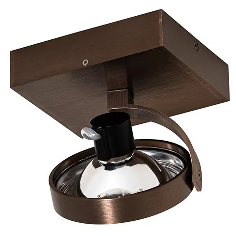 Dizajnové bodové svetlo tmavo bronzové otočné a naklápateľné - Go