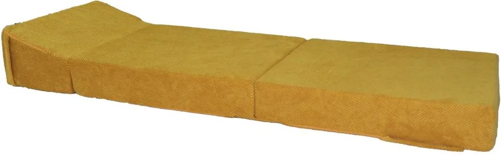 Rozkladacie molitanové kreslo (matrace) DOT - medovo žlté