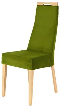 Velúrová stolička JOEL olivová