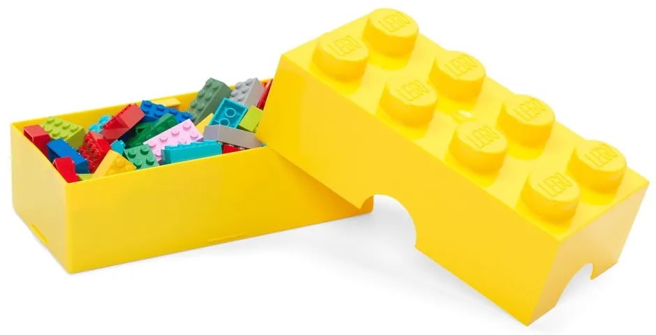 Žltý desiatový box LEGO®
