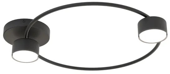 Stropné svietidlo LUCIO 2xGX53/12W/230V čierna