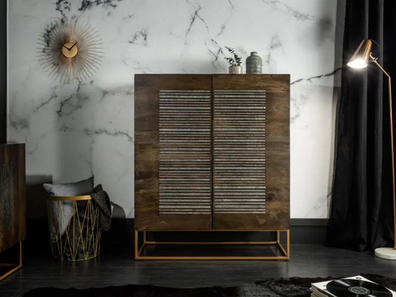 Onyx komoda 100 cm hnedá